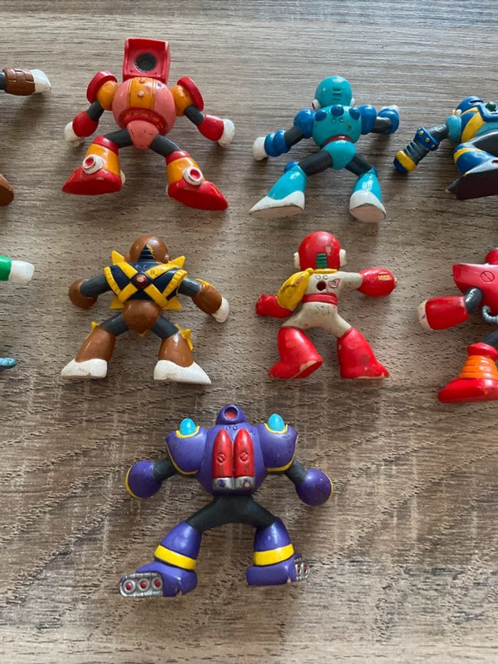 Lot Figurines Rockman / Megaman Bandai Capcom Vintage - photo numéro 8