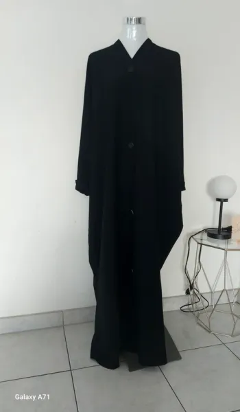 Robe émiratie noire femme +1m62