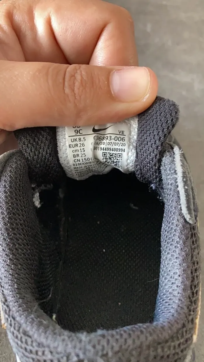 Air max noire taille 26 - photo numéro 5