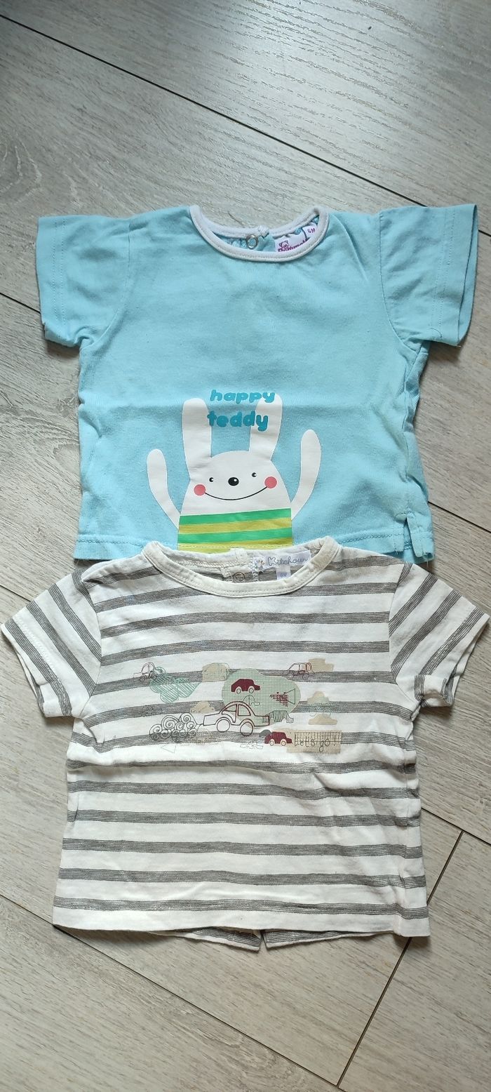 2 t shirt 6 mois