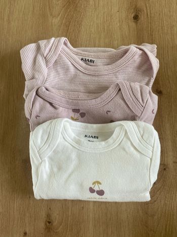 Lot de 3 Body manche longue 3mois