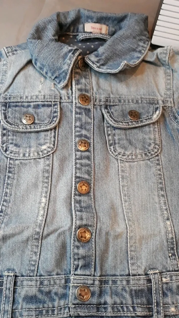 Robe en jeans 4/5 ans - photo numéro 3