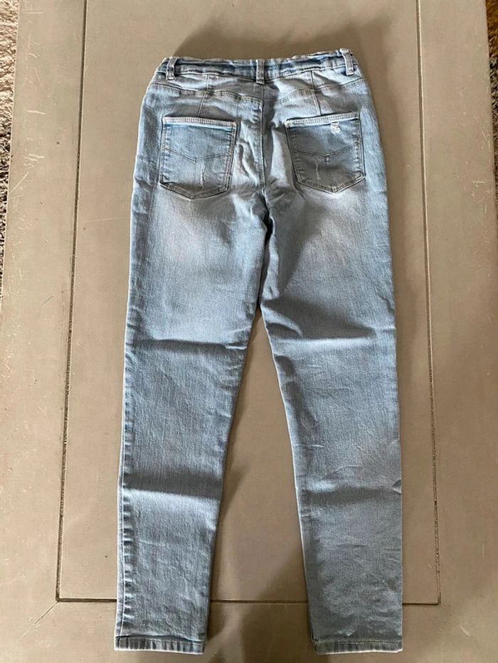 Jean’s kiabi slim 12 ans demin bleu clair - photo numéro 10