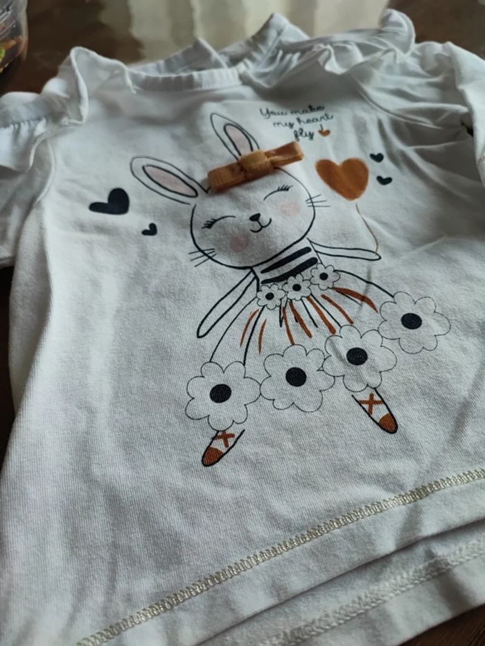 Tee-shirt ML 3 mois - photo numéro 3