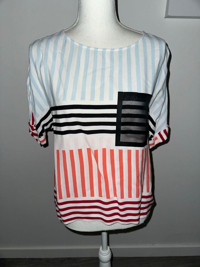 Blouse à rayures multicolore Cop Copine T38 M
