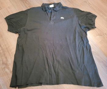 Polo noir Lacoste XXL