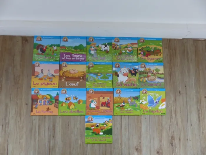 lot de 16 livres les animaux de la ferme Collection Altaya
