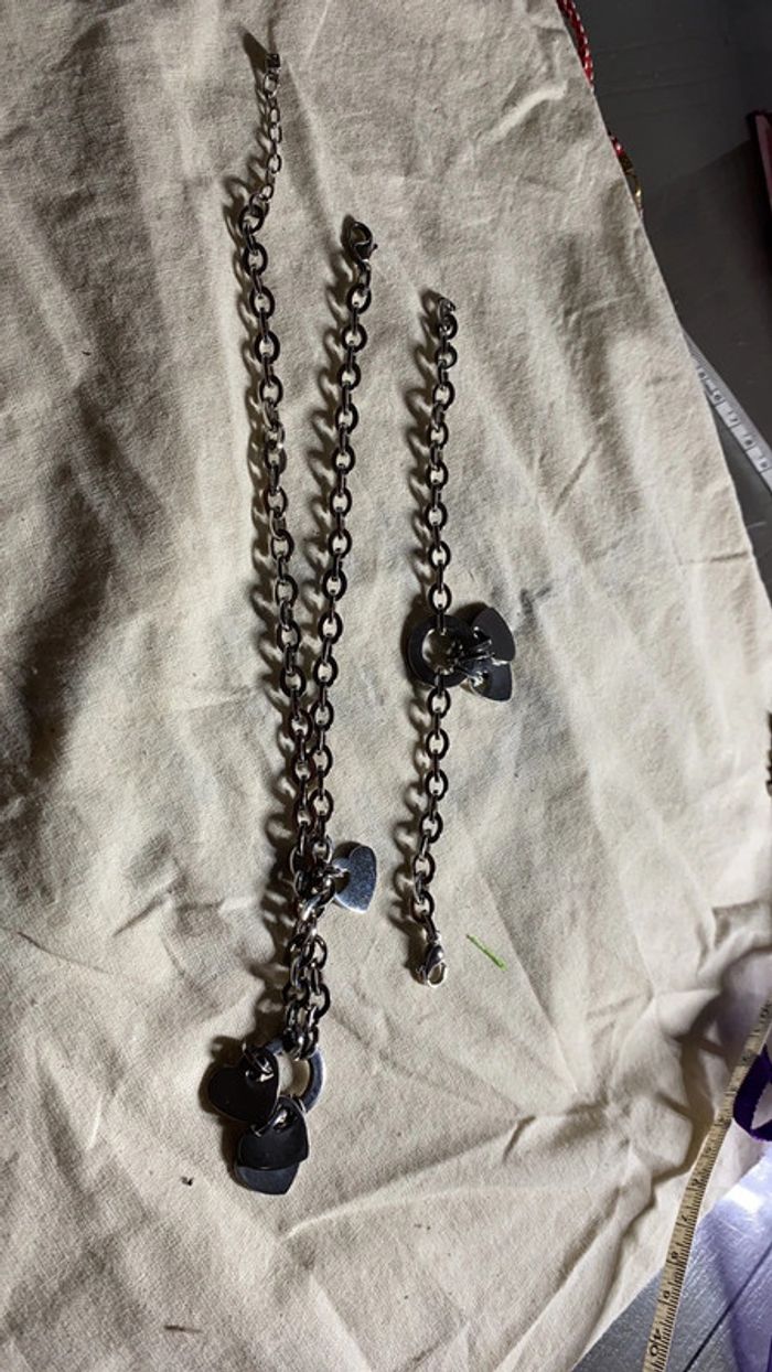 Parure collier bracelet