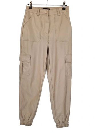 Pantalon cargo simili cuir fb sister