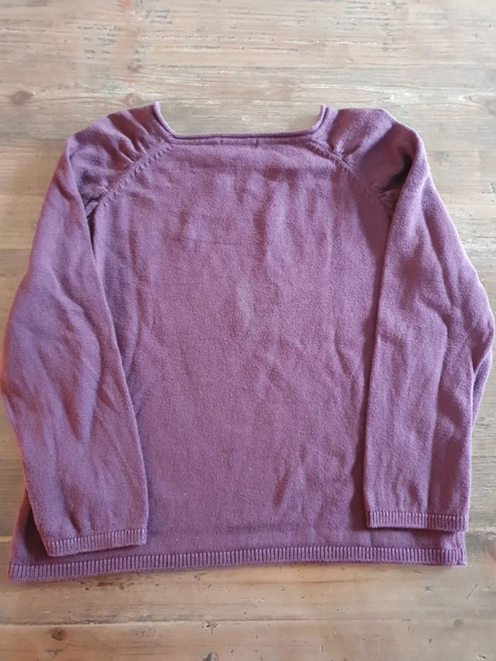 Pull violet et rose - photo numéro 3