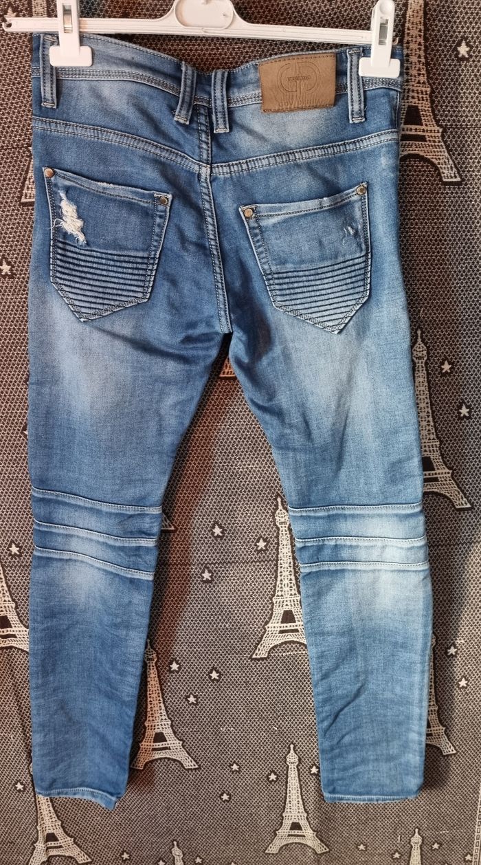 Jean bleu taille 28 comme neuf - photo numéro 4