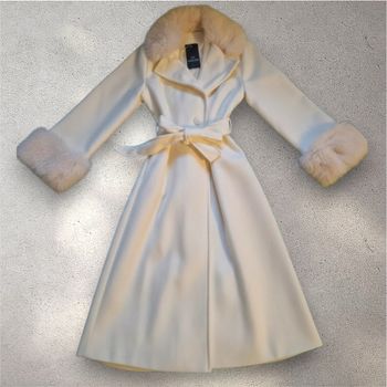 Manteau femme blanc