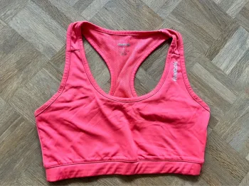 Brassière rose fluo Reebok