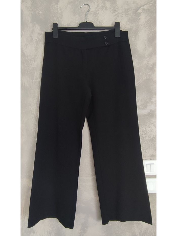 Pantalon noir coupe large 44