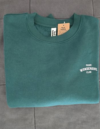 (Neuf non porté)🏷🤩😍 sweat molleton XS fille 🤩😍