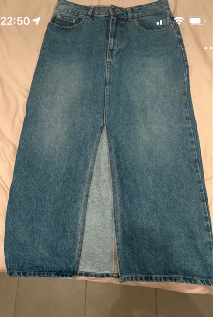 Jupe en jean longue Jennyfer – Taille 36 (S)