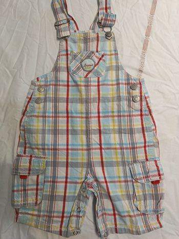 short salopette muti couleur 2ans réf 148 A1
