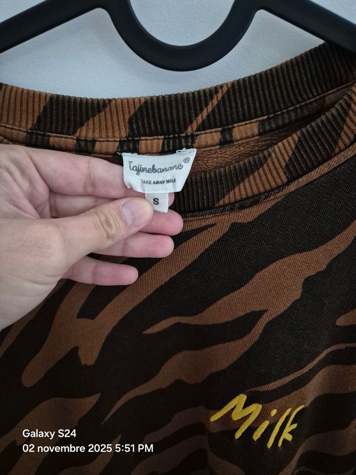 Sweat tajine banane taille S allaitement milk allaiter maternité grossesse - photo numéro 7