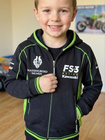 Veste enfants Kawasaki polaire taille 6 ans neuf 