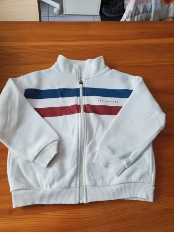Veste zippée sans capuche 5 ans