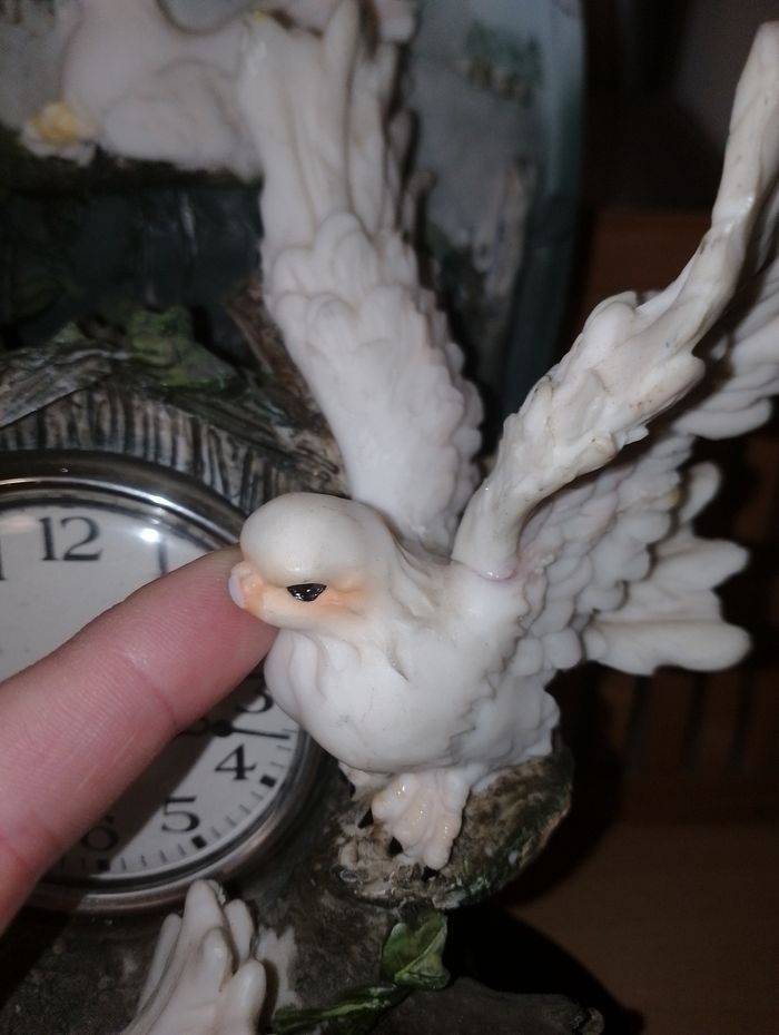 Horloge avec colombes - photo numéro 7