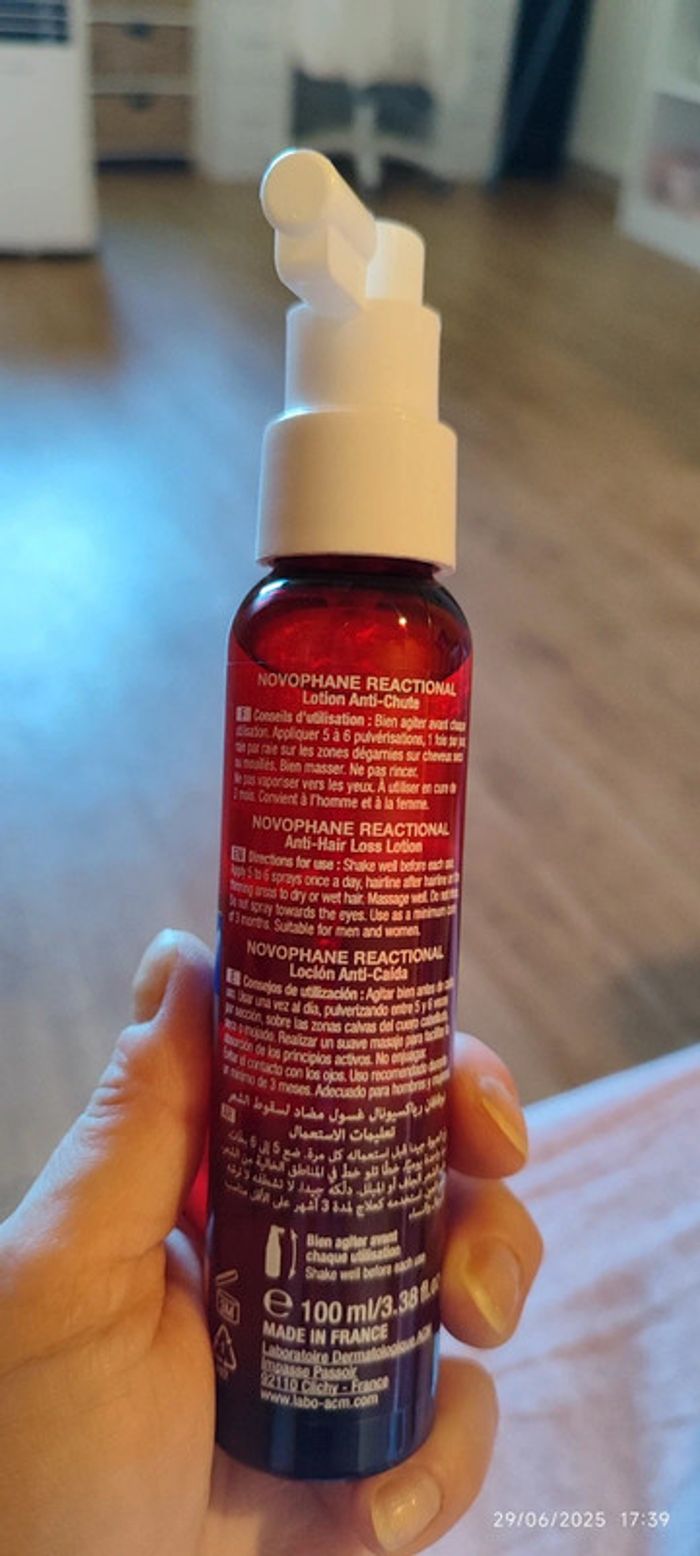 ACM Laboratoire Dermatologique Novophane Reactional Lotion Anti-chute 100 ml - photo numéro 5