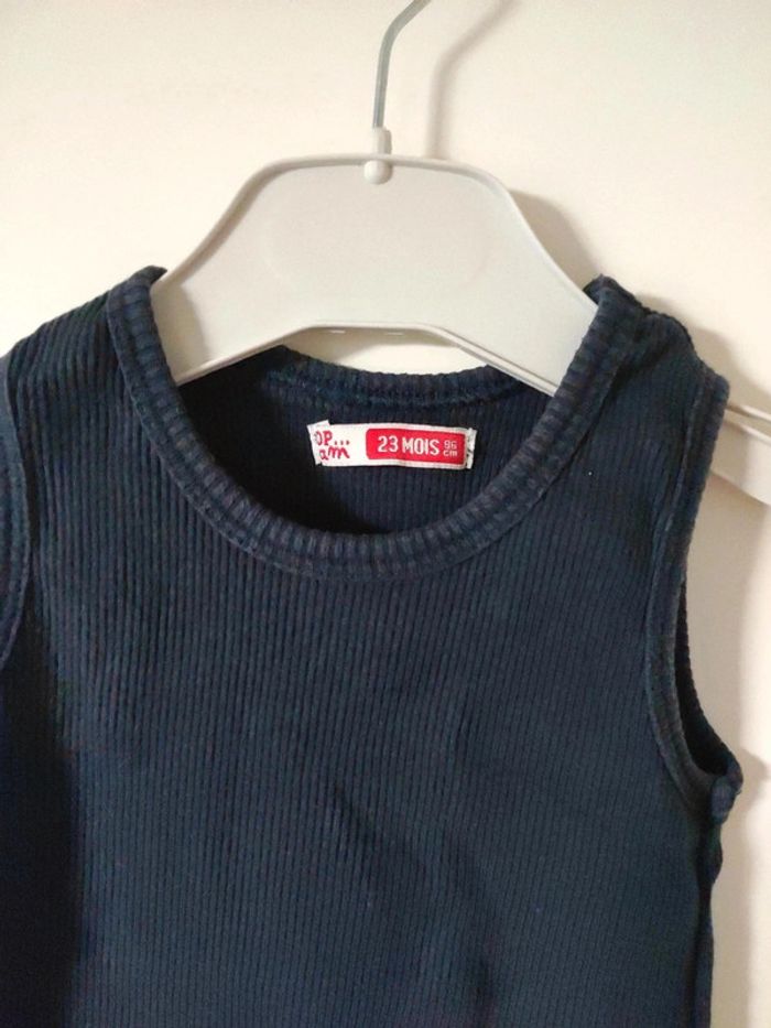 Débardeur noir bleu marine du pareil au même - photo numéro 2