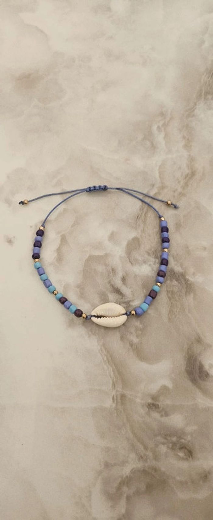 Bracelet à coquillage réglable