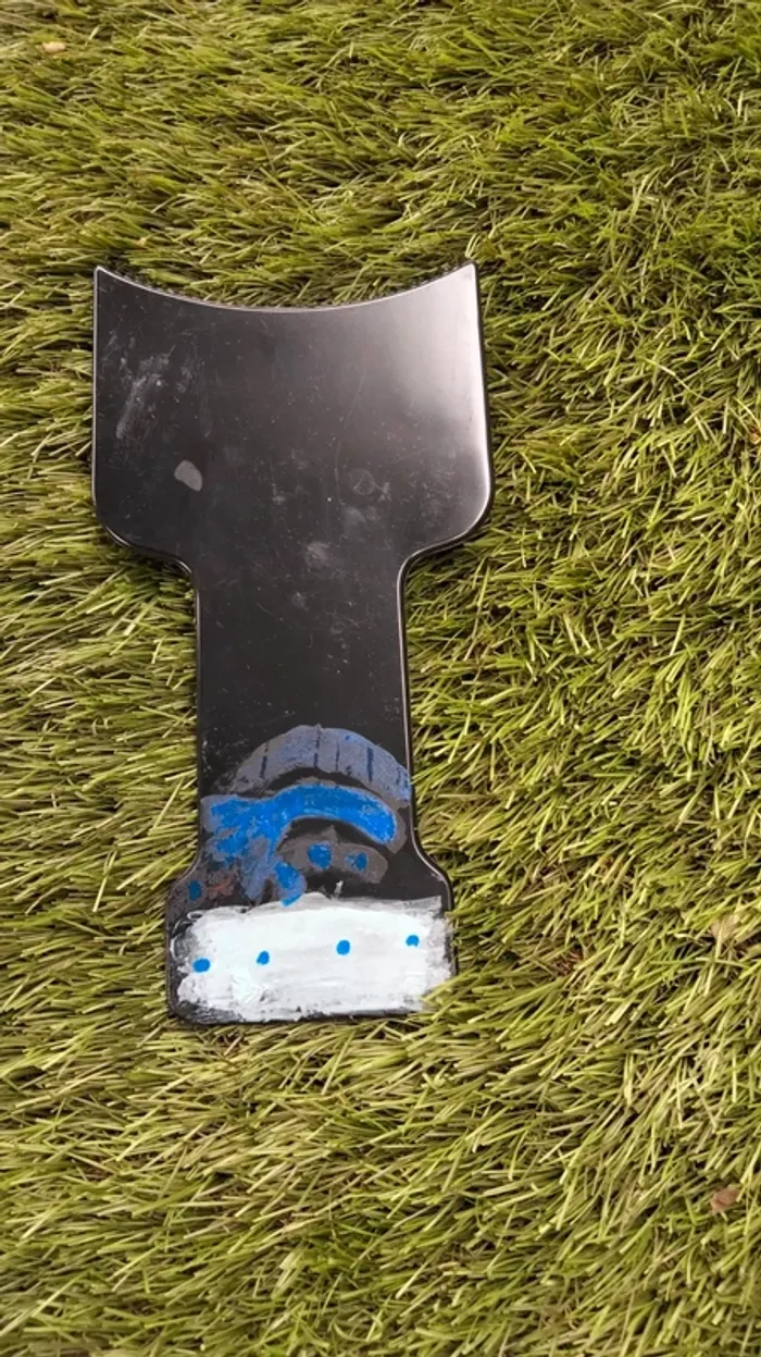 Palette à mèche avec dents large