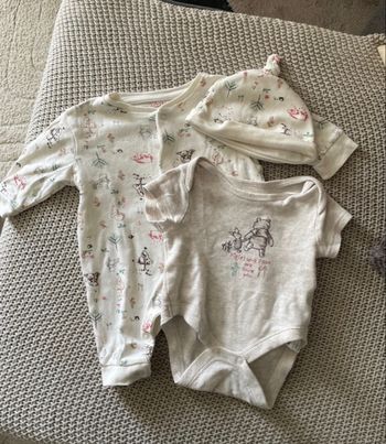 pyjama + bodie + bonnet 
