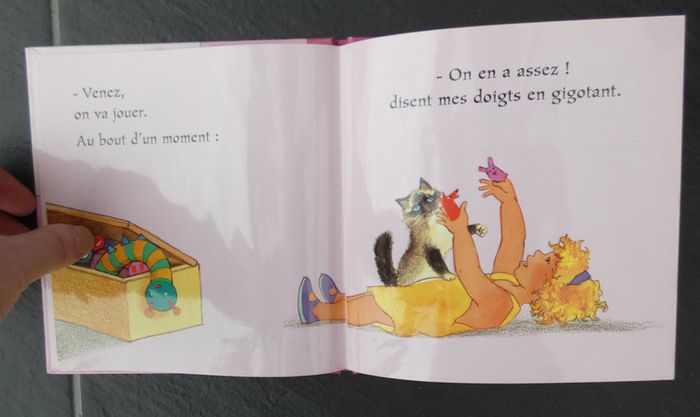 Joli livre "Léa a les doigts qui gigotent" - photo numéro 5