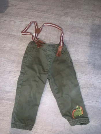 Pantalon DPAM, taille 18 mois avec bretelles