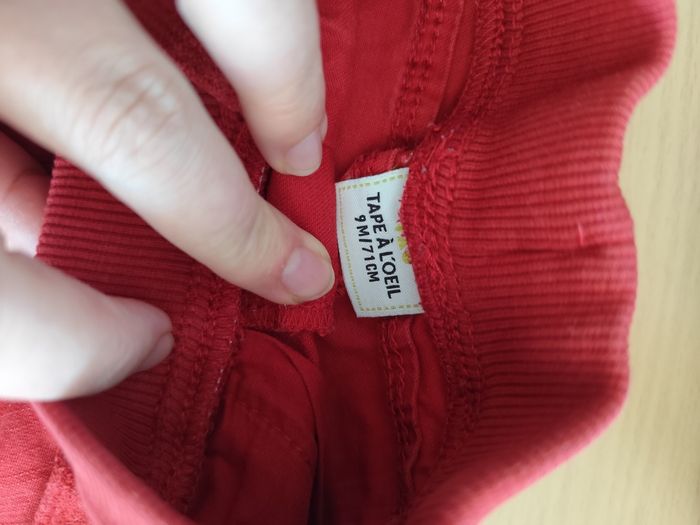 Lot pantalon jean 9 mois - photo numéro 4