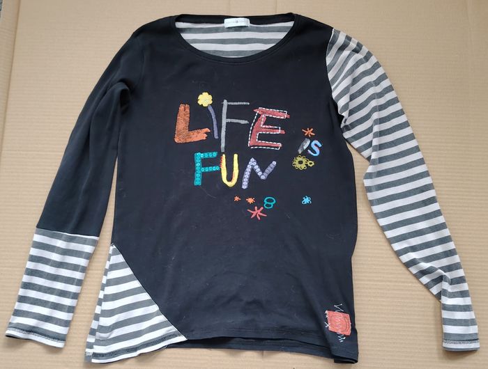T-shirt manches longues Cache Cache – Taille 3 (estimé M) - photo numéro 2