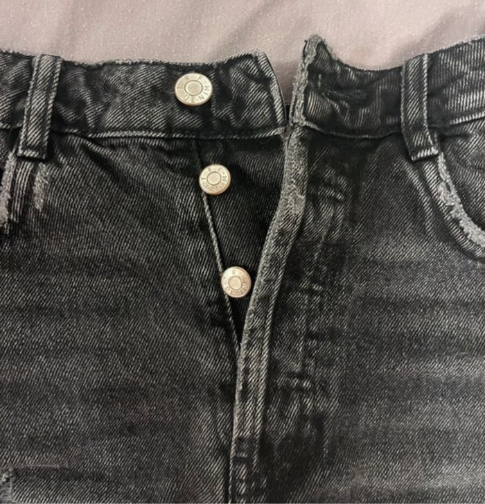 Short en jean noir taille 34 H&M - photo numéro 3