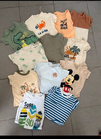 Lot tee shirt bébé