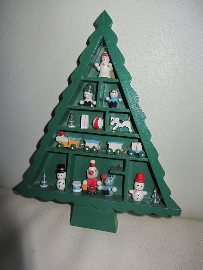 Petit sapin en bois - décoration de Noël - photo numéro 2