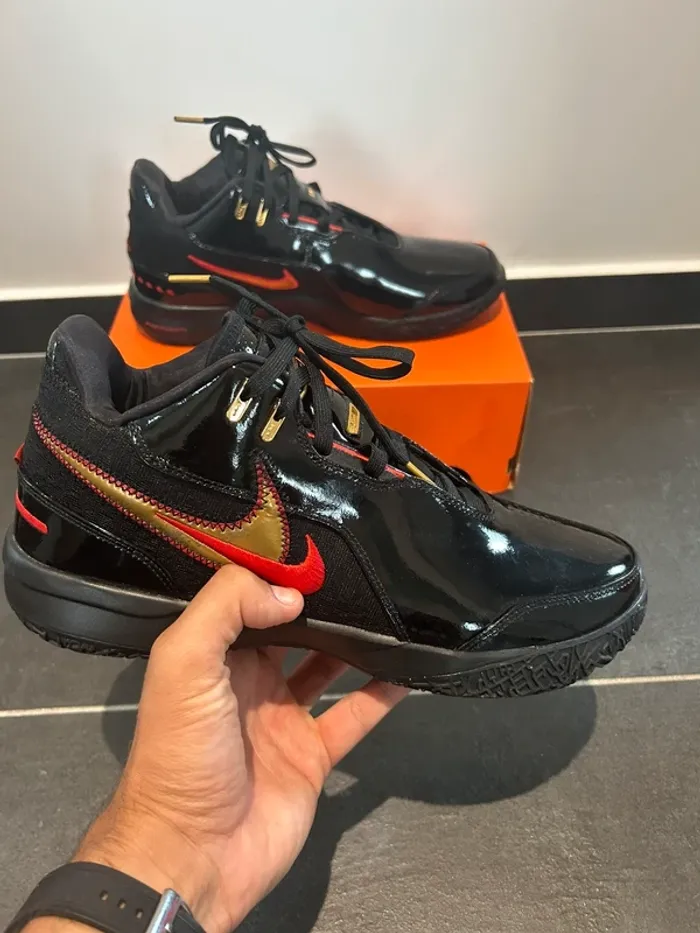 Nike Lebron Nxxt Gen - Noir rouge  - taille 45 - hommes- basketball