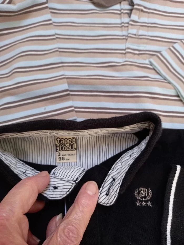 Lot de 5 polos à manches longues - photo numéro 6