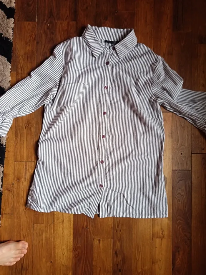 Chemise à rayure et fantaisie femme - photo numéro 4