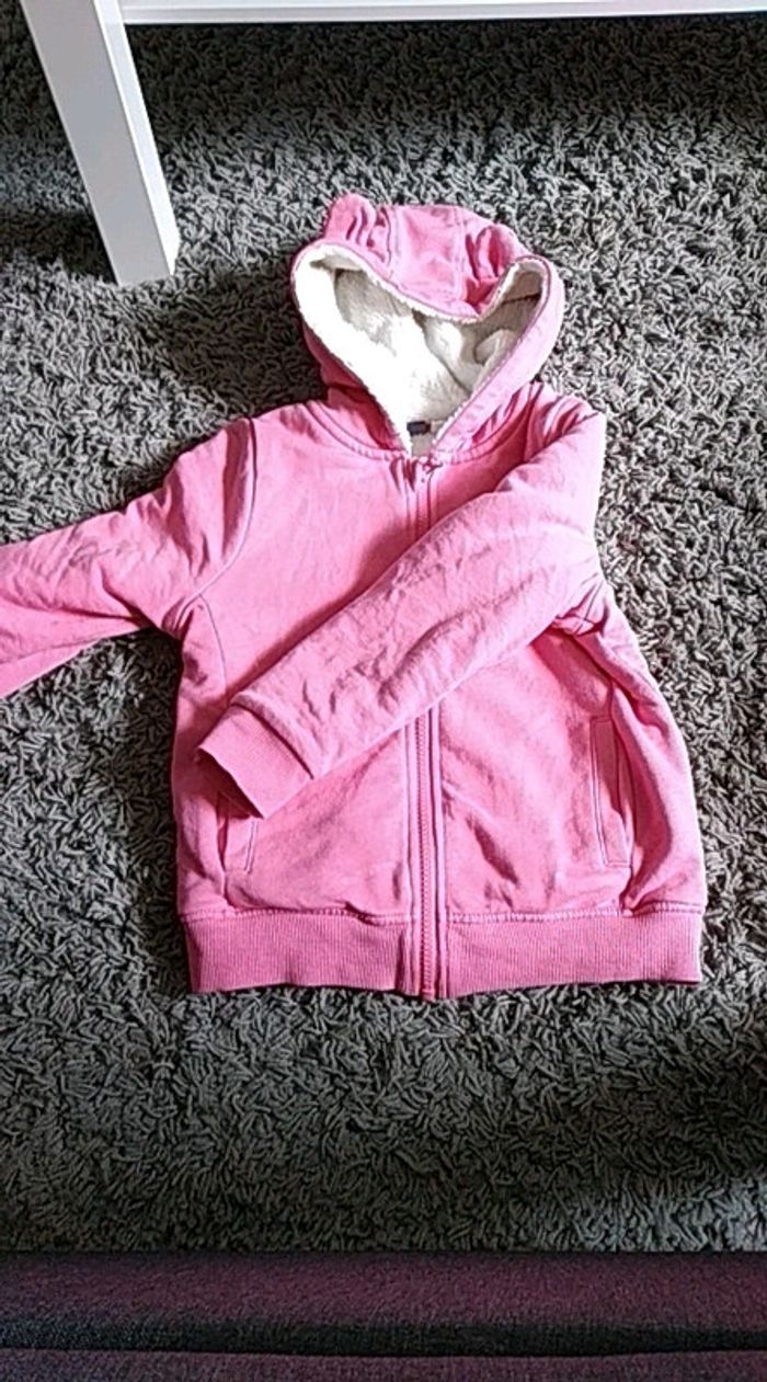 Blouson doublé chaud fille 4/6 ans - photo numéro 2