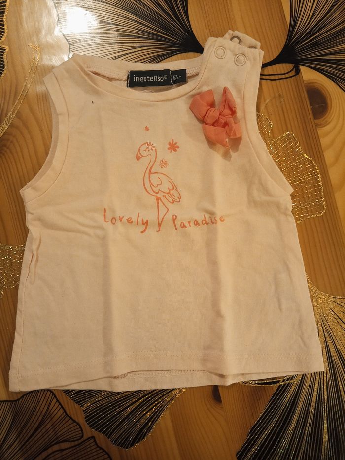 T-shirt "lovely paradise" _ T.62cm