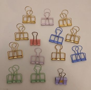 Pinces à documents ou photos 