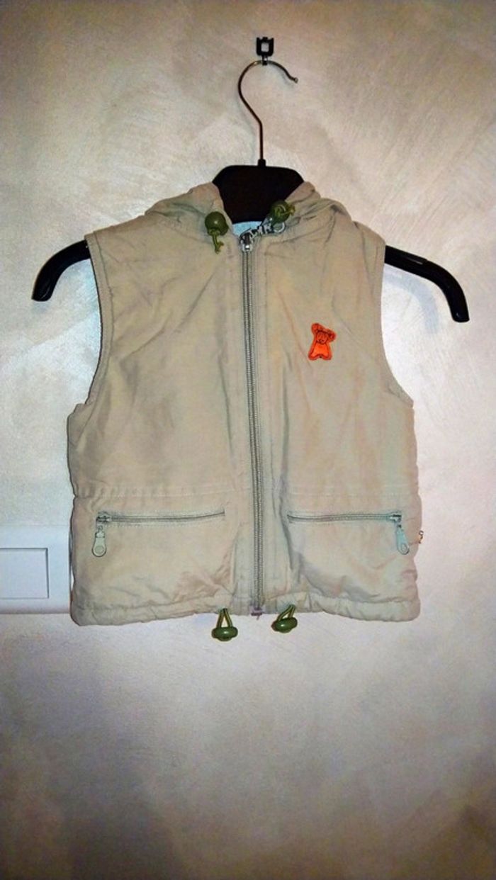 Jolie veste sans manche Kimbaloo taille 18 mois