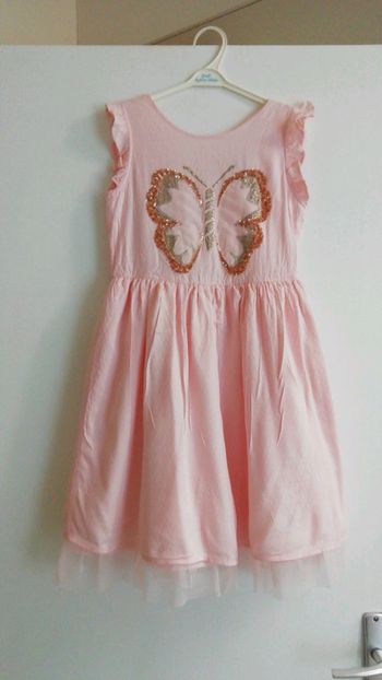 Robe rose fille
