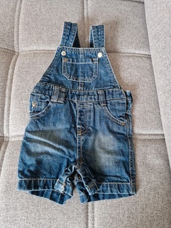 Salopette short 6 mois