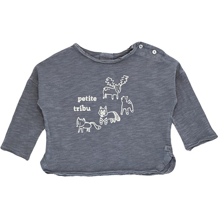 T-Shirt à manches longues 6 mois en coton Búho