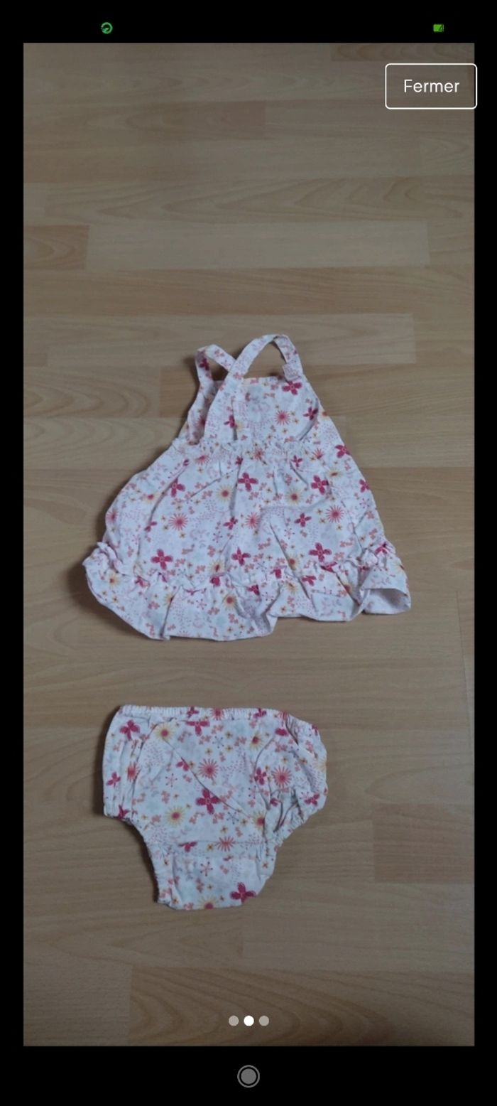 Robe + cache couche 1 mois - photo numéro 2