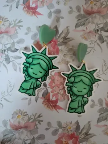 Boucles d'oreilles new-york statue de la liberté