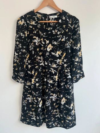 Robe Suncoo noire fleurie
